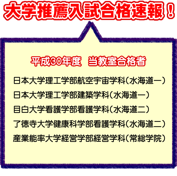 合格速報